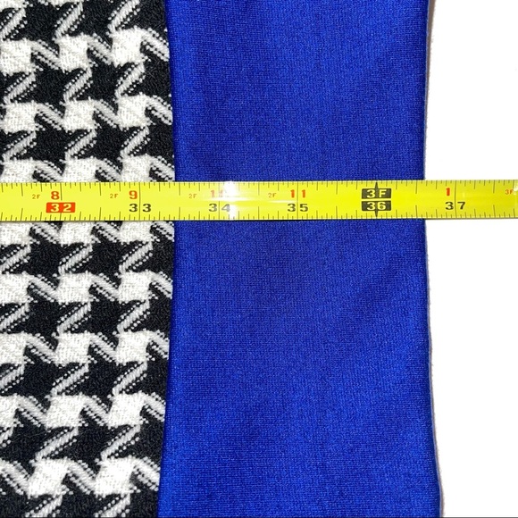 Beige by ECI Houndstooth Sleeveless Sheath Dress 10 - Picture 8 of 17